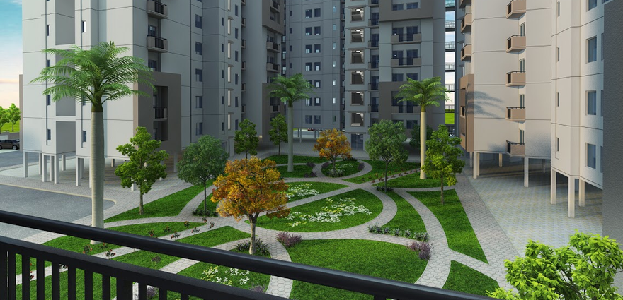 2 bhk flat area 850 sq ft for sale in Excella Kutumb Lucknow