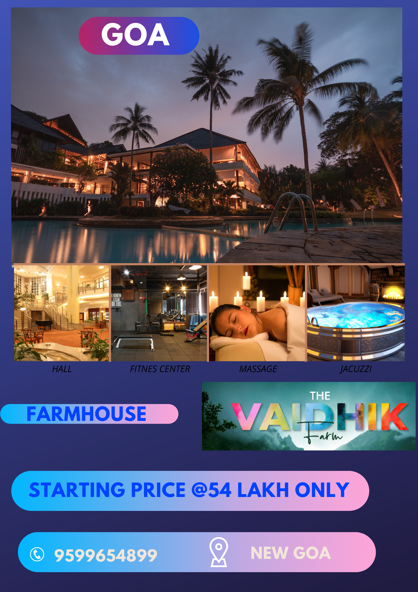 The Vaidhik Farm Land/Farmhouse For sale In New Goa